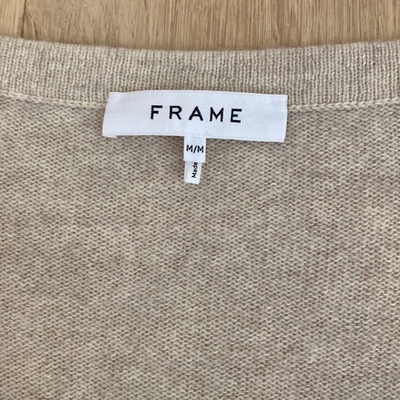 FRAME cashmere sweater size MEDIUM - Picture 3 of 9